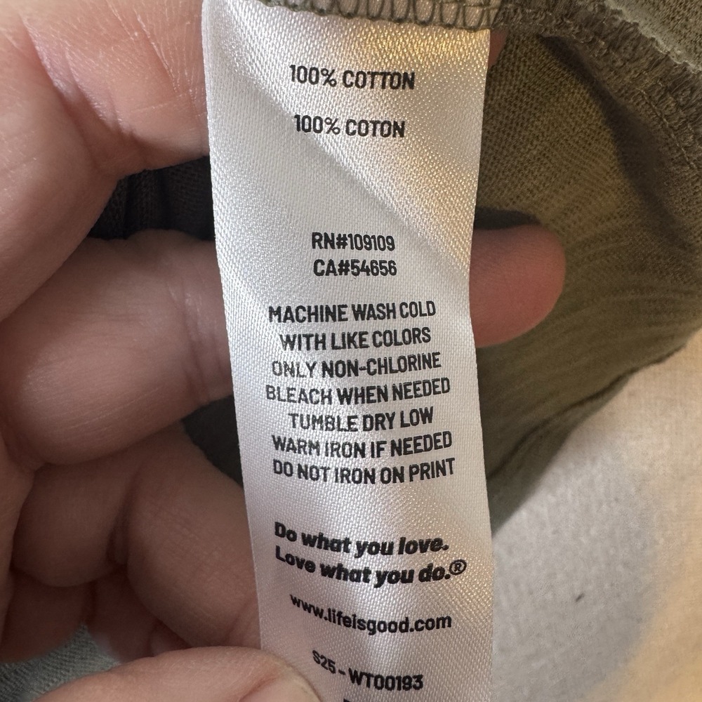 Life Is Good Graphic Tee Women's XXL Gray Butterflies Crew Neck NWT - Picture 8 of 8